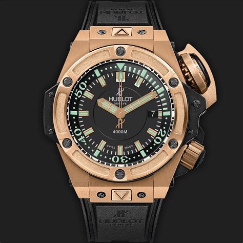 hublot diver 4000 rose gold|Hublot oceanographic watch.